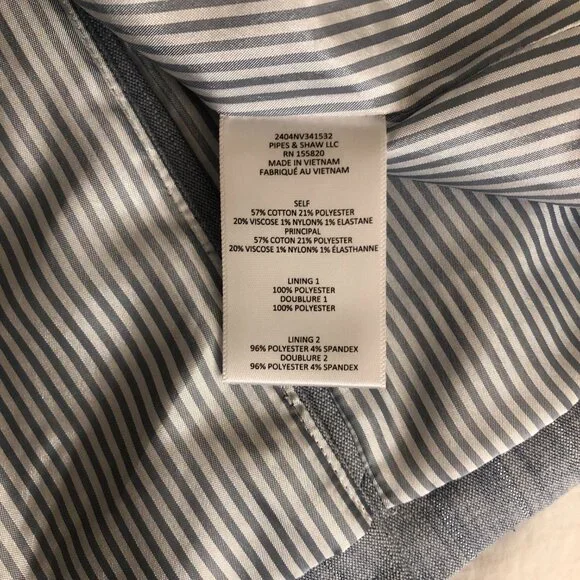 Veronica Beard light blue Double Breasted Dickey Blazer Size: 20 - Picture 8 of 12